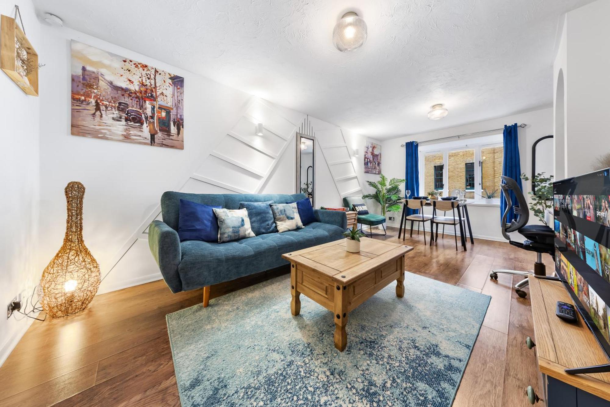 Quirky Canary 2Bed, Free Parking, Smart Tv & Games Лондон Экстерьер фото
