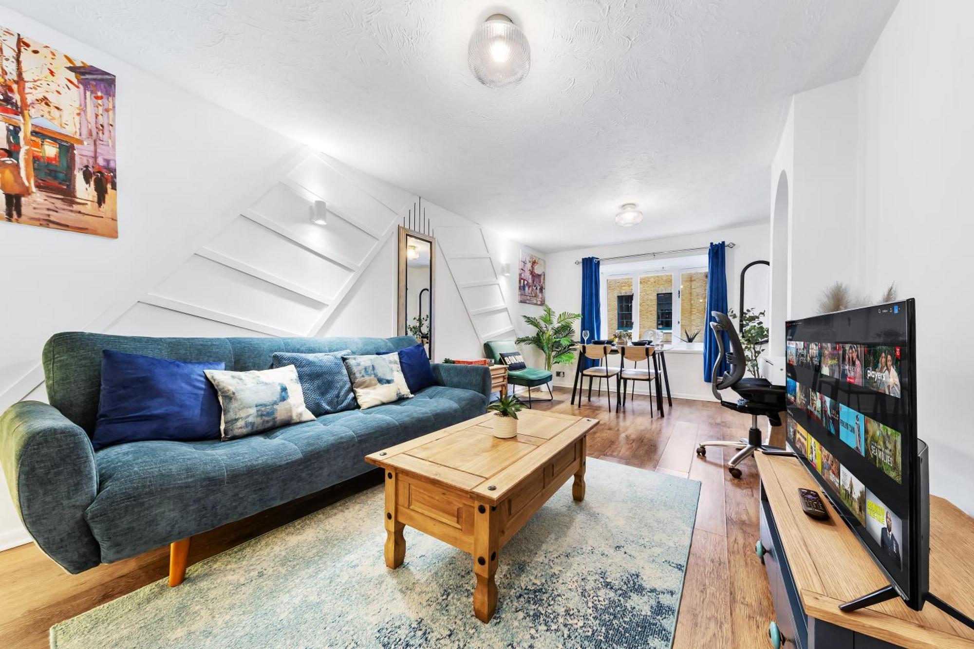 Quirky Canary 2Bed, Free Parking, Smart Tv & Games Лондон Экстерьер фото